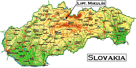 Slovakia map (21 KB)