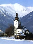 Picture "Bobrovec Village.jpg" (8 KB) - winter in Bobrovec and the West Tatra Mountains