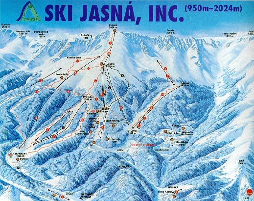 Ski map - Chopok / Jasna (90 KB)